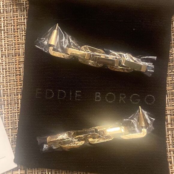 EDDIE BORGO Supra Link Necklace and Earrings $675 MSRP Brand New in Packages - Picture 11 of 11